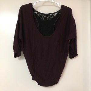Express Maroon Sweater